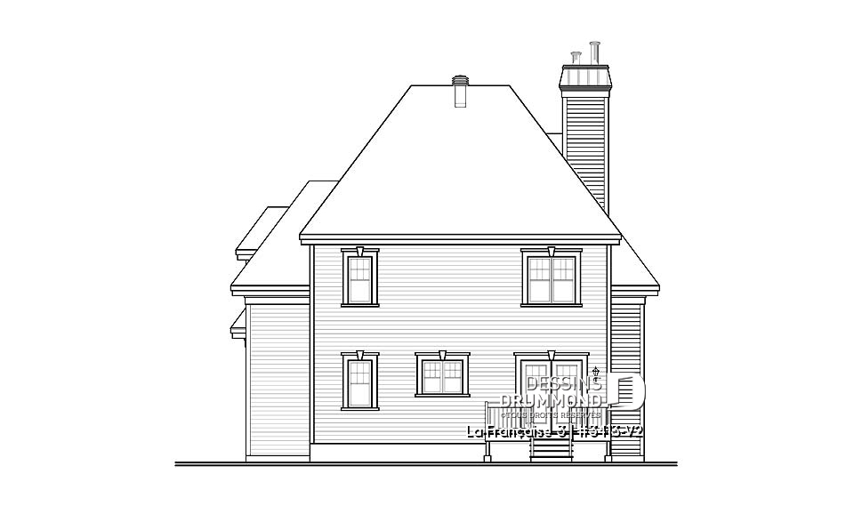 Élévation arrière - La Française 3