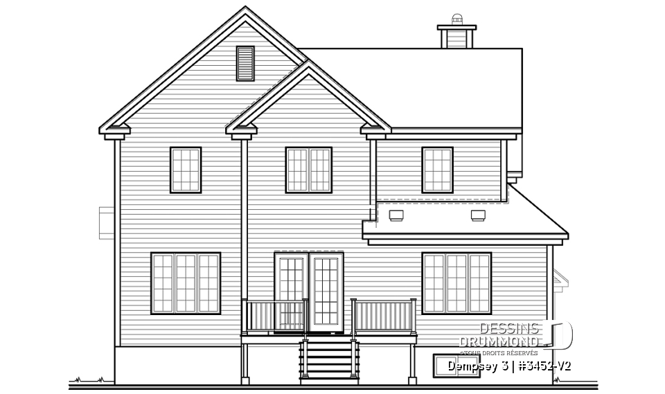 Élévation arrière - Dempsey 3