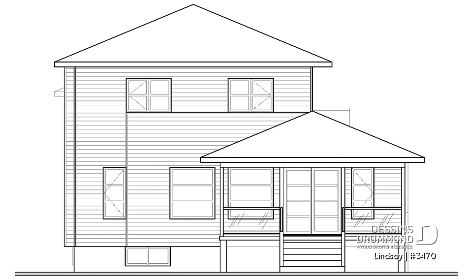 Vue arrière - MODÈLE DE BASE - Lindsay