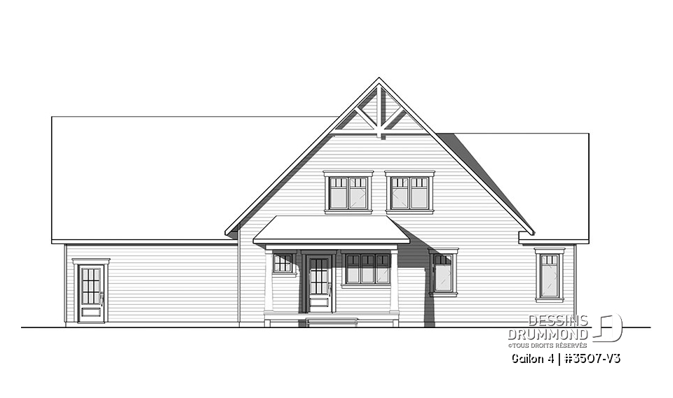 Élévation arrière - Gailon 4