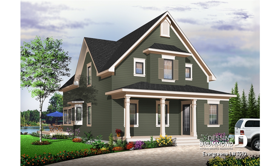 Version couleur no. 4 - Vue avant - Evergreene