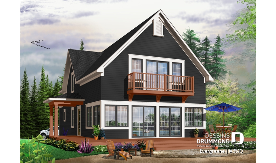 Version couleur no. 5 - Vue arrière - Evergreene