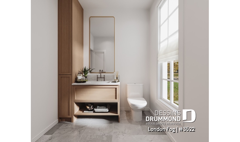 Photo Demi salle de bain - London Fog