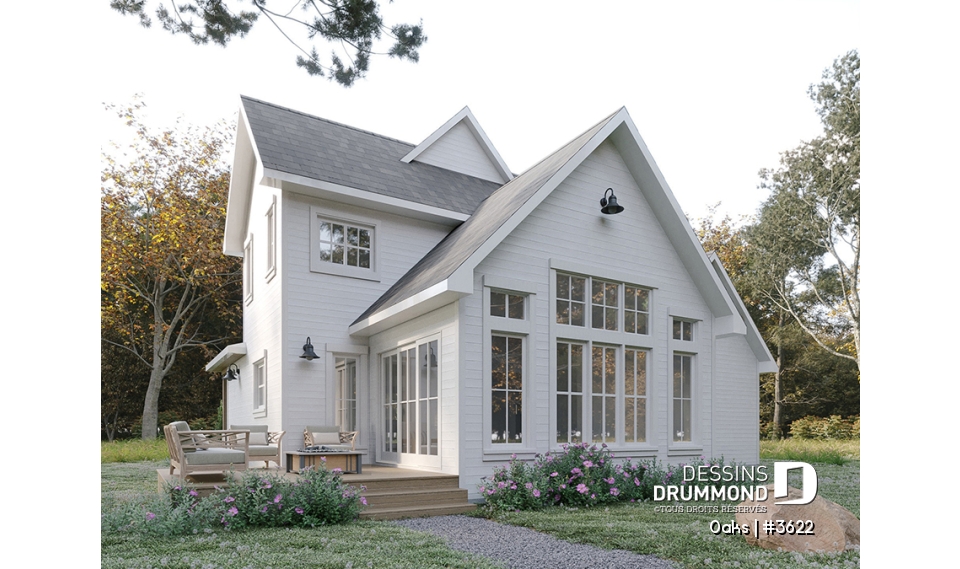 Vue arrière - MODÈLE DE BASE - Oaks