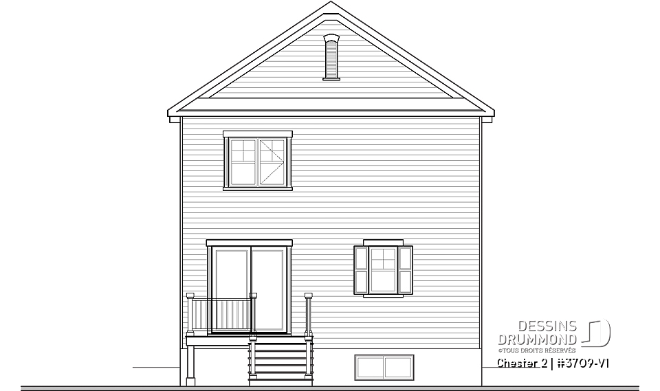 Élévation arrière - Chester 2