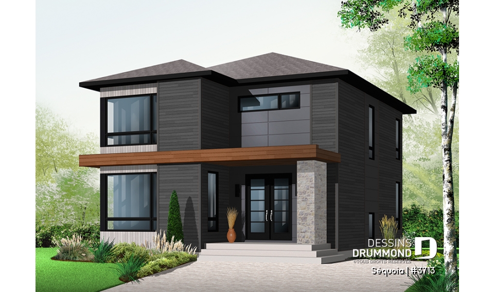 Version couleur no. 1 - Vue avant - Séquoia