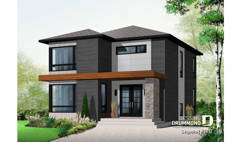 Version couleur no. 3 - Vue avant - Séquoia