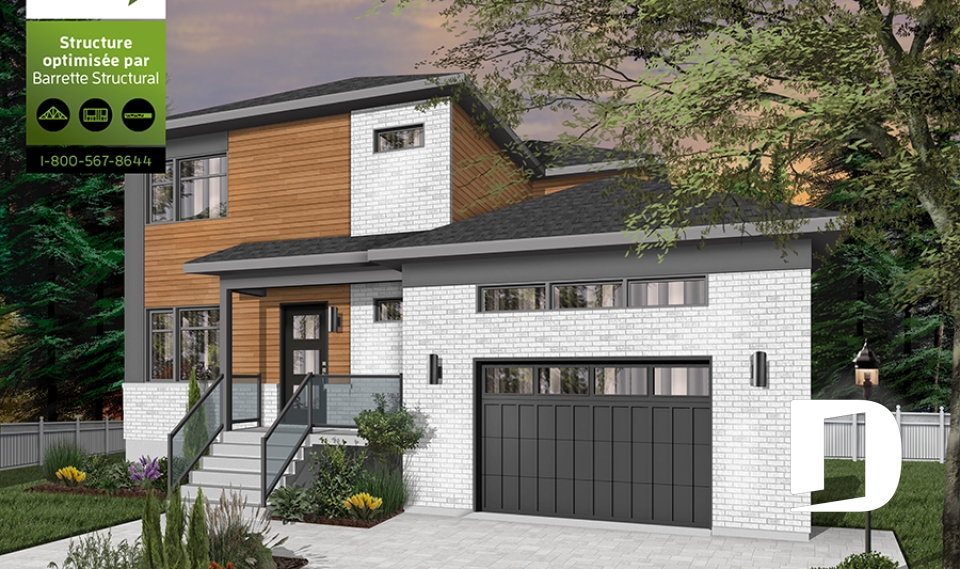 Vue avant - MODÈLE DE BASE -  - Montarville