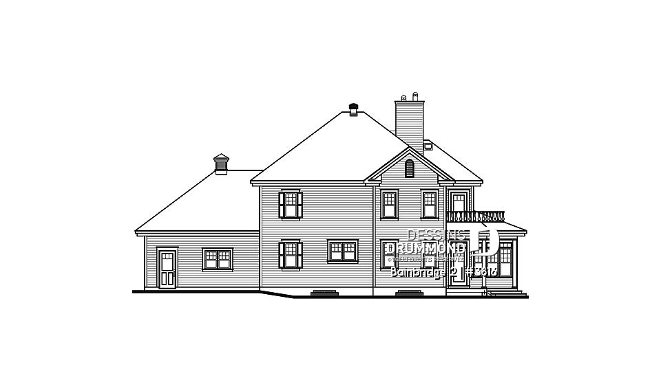 Élévation arrière - Bainbridge 2