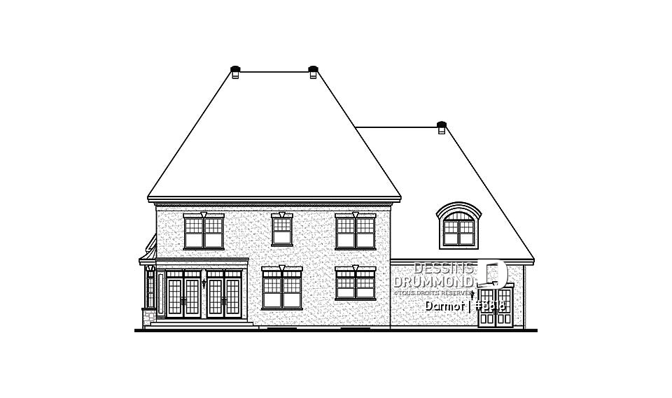 Élévation arrière - Darmot