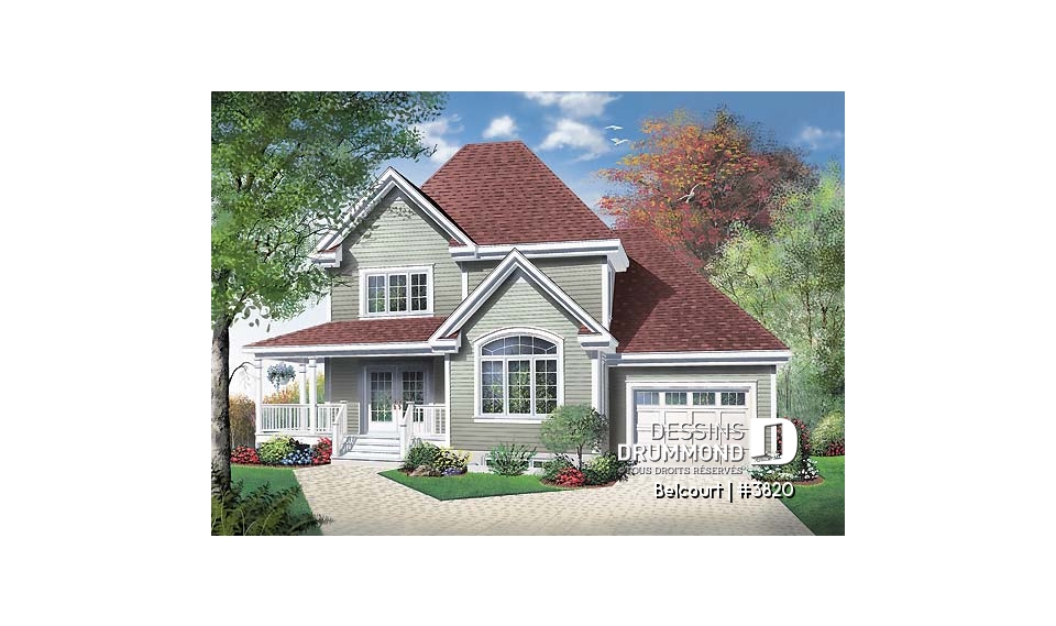 Vue avant - MODÈLE DE BASE - Belcourt