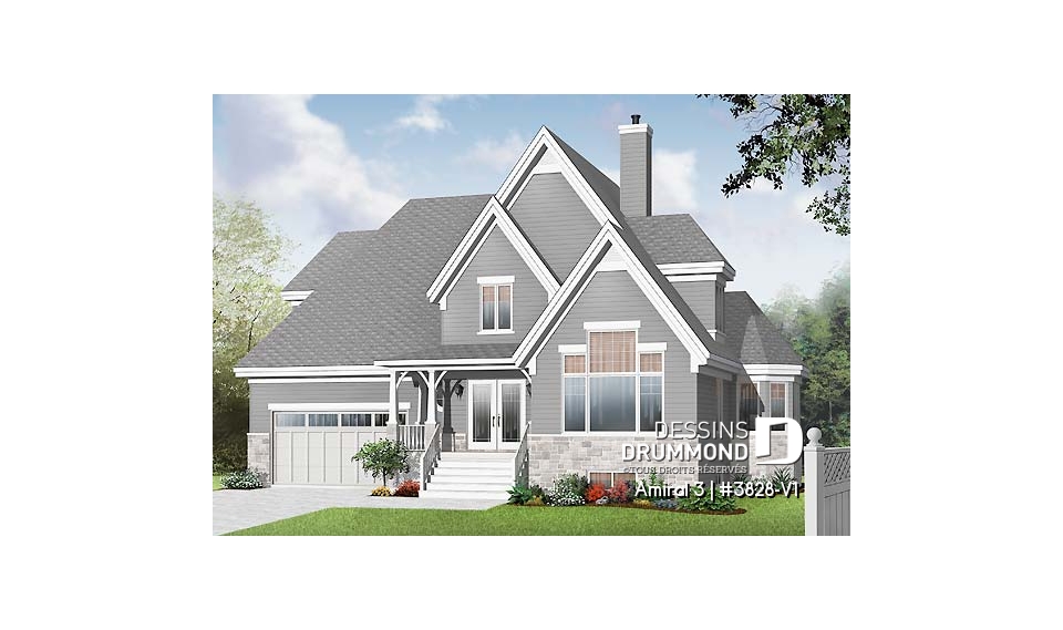 Vue avant – Modèle ORIGINAL - Amiral 3