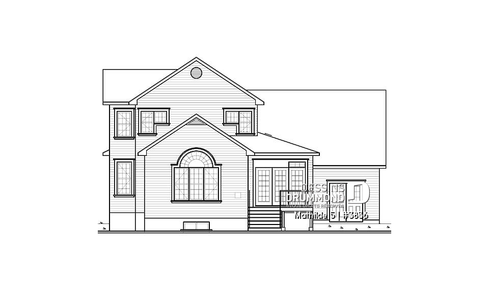 Élévation arrière - Mathilde 5