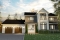 Vue avant - MODÈLE DE BASE - Plan 2 étages de 4 chambres avec garage double, bureau, garde-manger, vestiaire et suite des maîtres - Nikolas 3