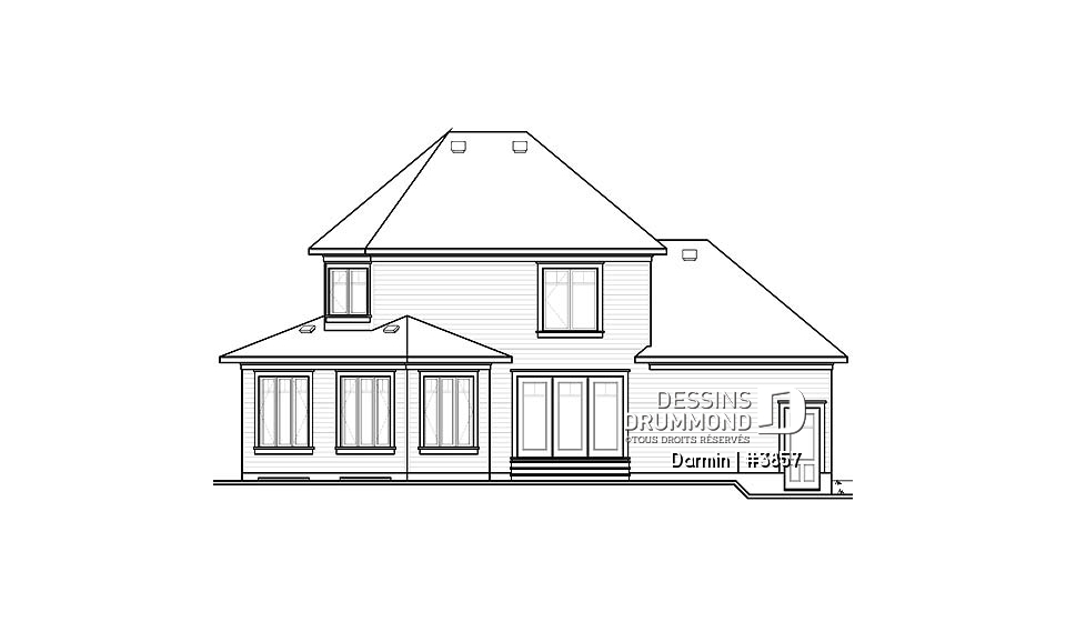 Élévation arrière - Darmin