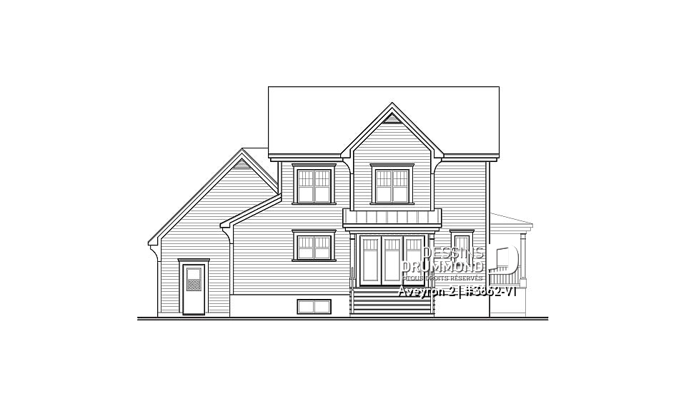 Élévation arrière - Aveyron 2