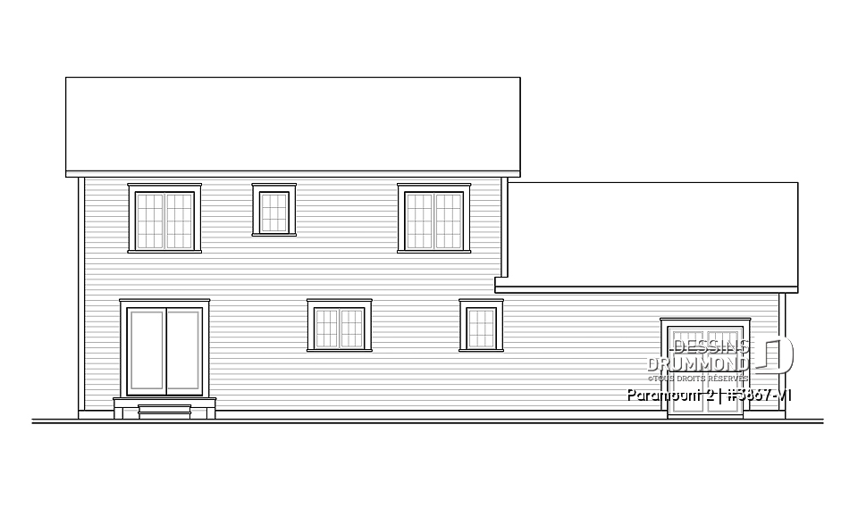 Vue arrière - MODÈLE DE BASE - Paramount 2