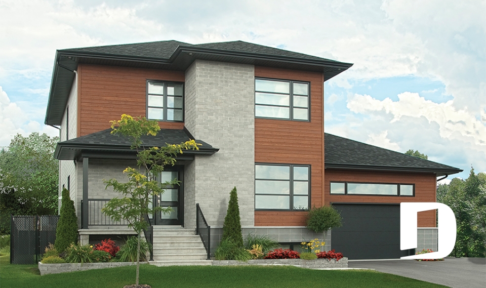 Vue avant - MODÈLE DE BASE -  - Monteillet