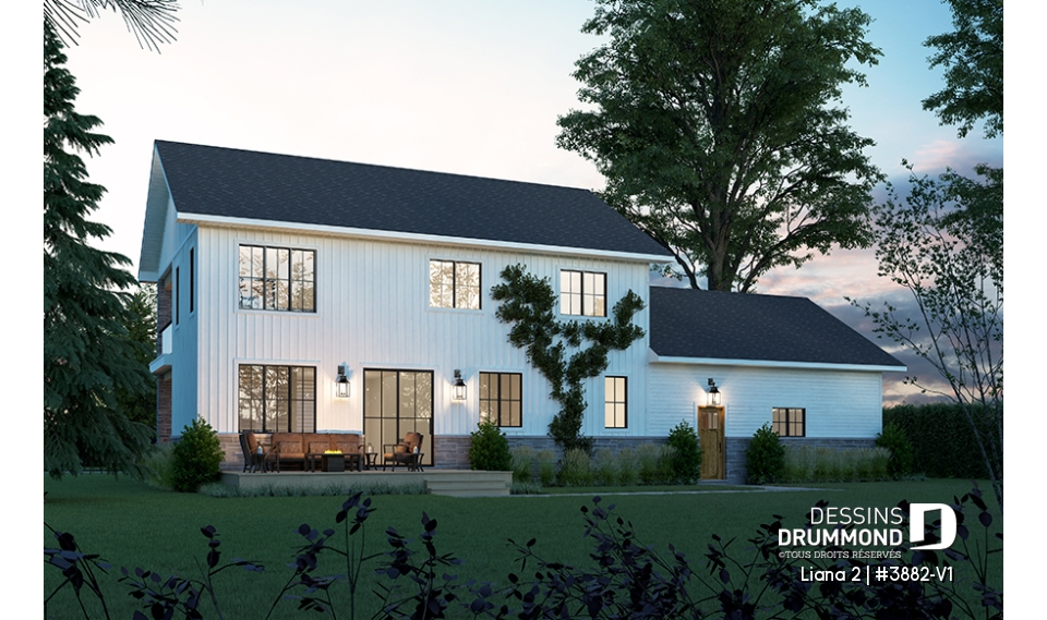 Vue arrière - MODÈLE DE BASE - Liana 2