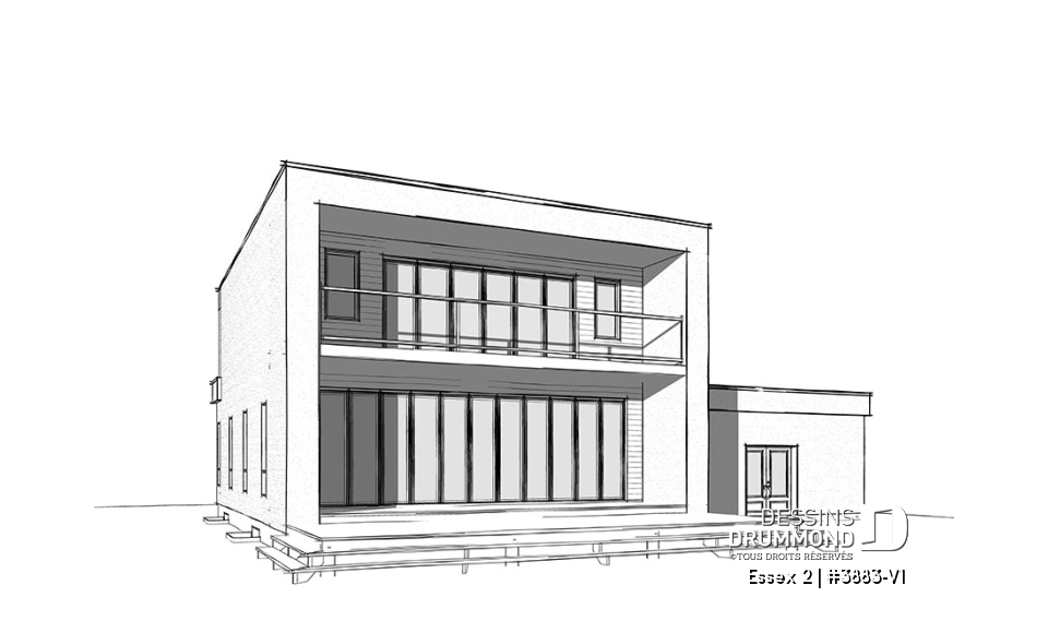 Vue arrière - MODÈLE DE BASE - Essex 2