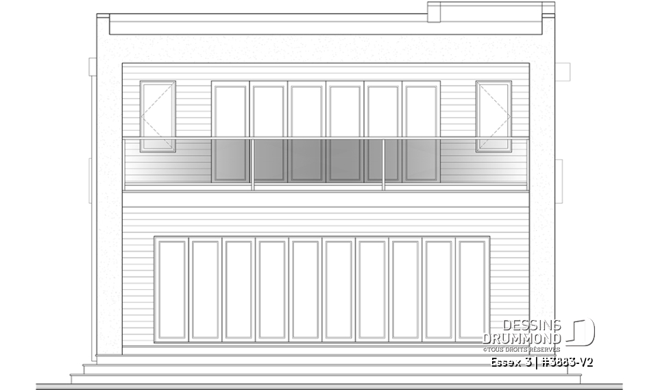 Vue arrière - MODÈLE DE BASE - Essex 3