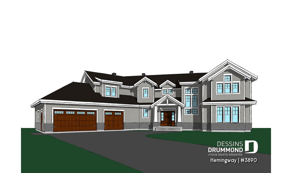 Élévation avant - Hemingway