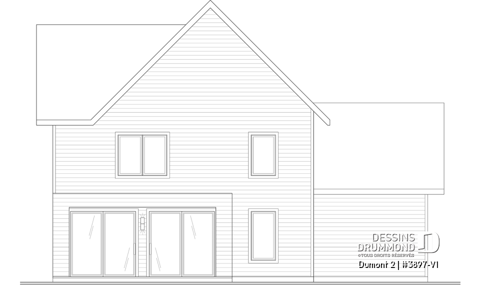 Élévation arrière - Dumont 2