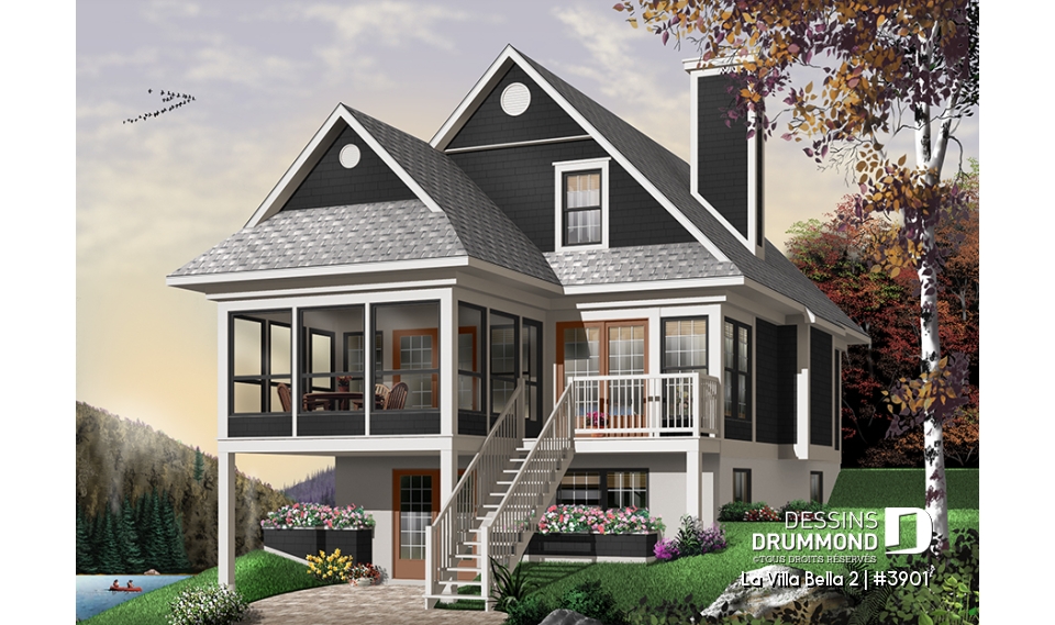 Version couleur no. 2 - Vue arrière - La Villa Bella 2