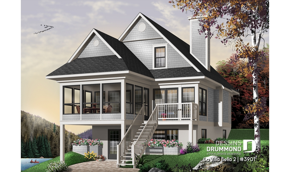 Version couleur no. 4 - Vue arrière - La Villa Bella 2