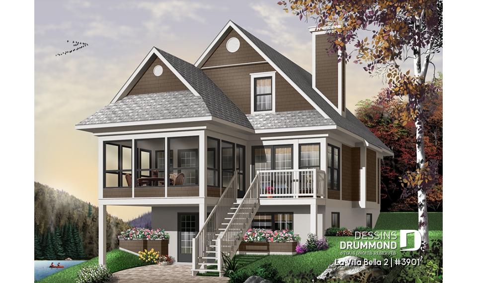 Version couleur no. 5 - Vue arrière - La Villa Bella 2