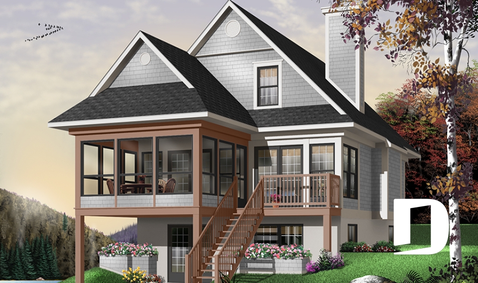 Vue arrière - MODÈLE DE BASE -  - La Villa Bella 2