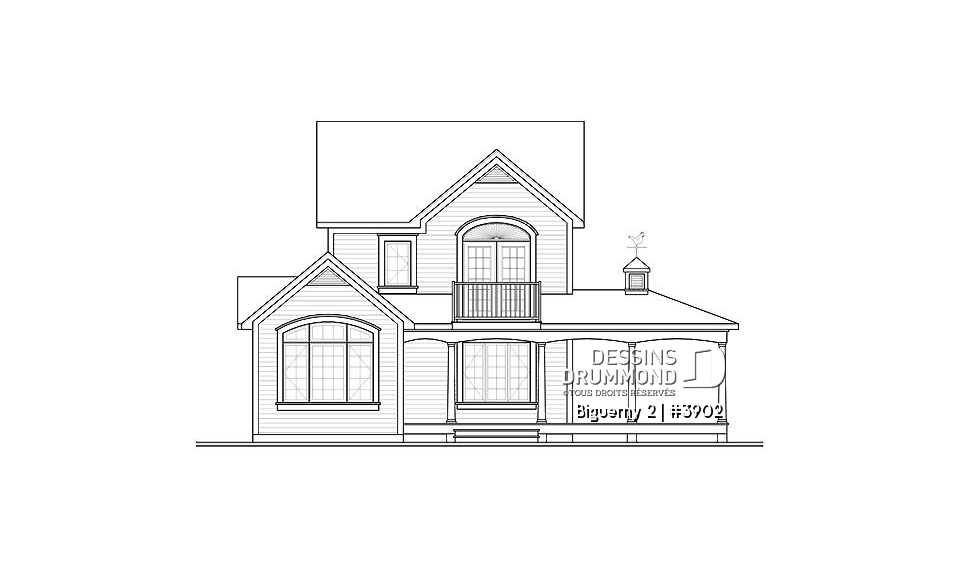 Élévation arrière - Biguerny 2