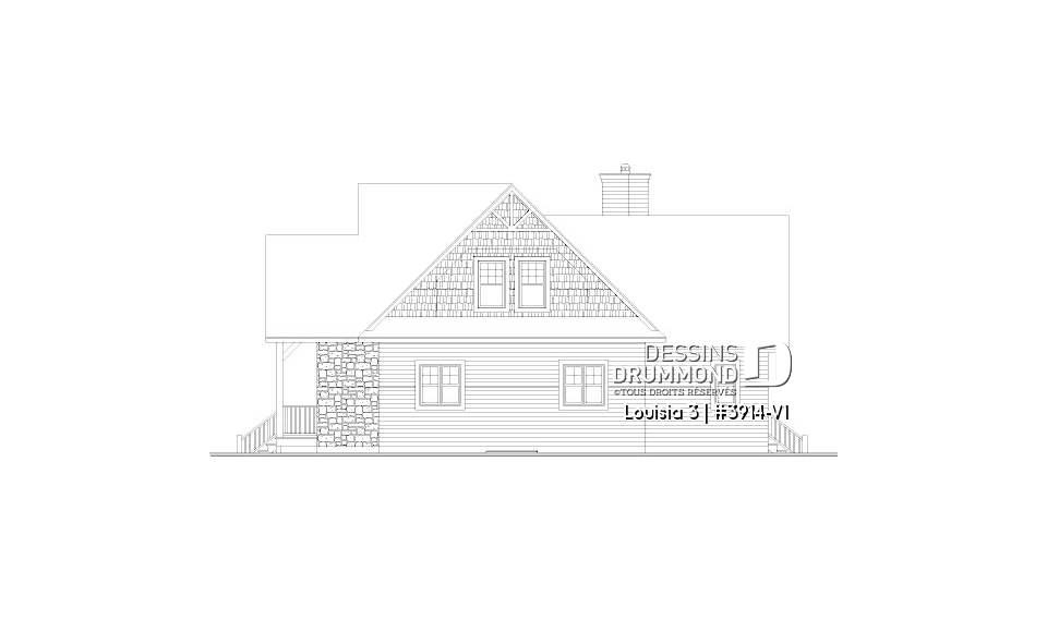 Élévation avant - Louisia 3