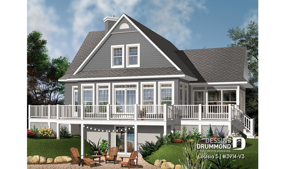Version couleur no. 2 - Vue arrière - Louisia 5