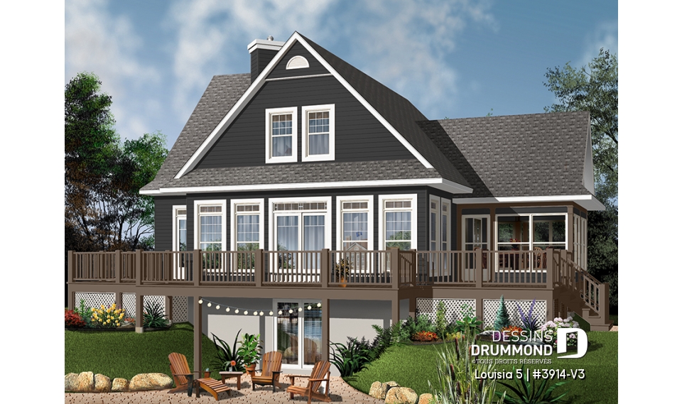 Version couleur no. 3 - Vue arrière - Louisia 5