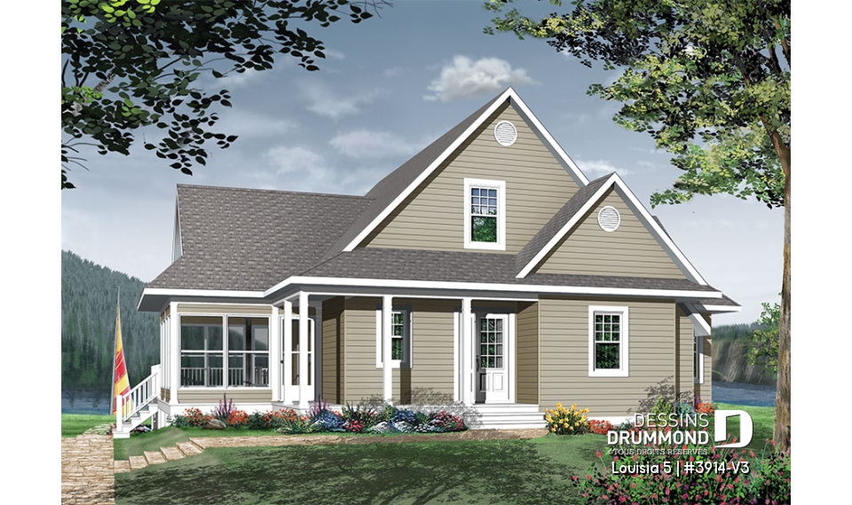 Vue avant - MODÈLE DE BASE - Louisia 5
