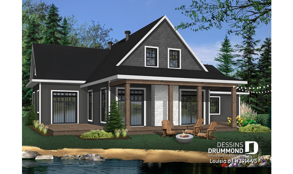 Version couleur no. 3 - Vue arrière - Louisia 6