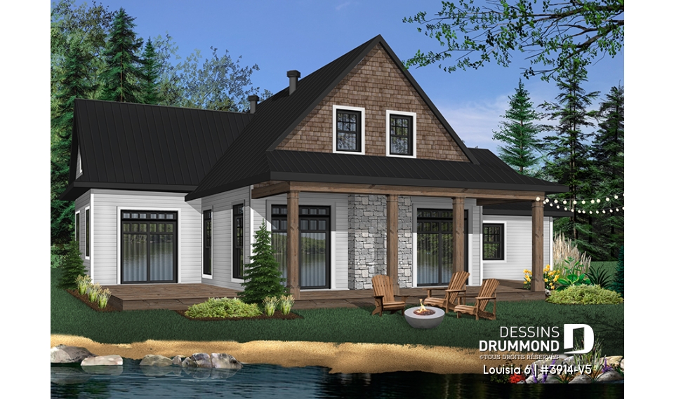 Version couleur no. 7 - Vue arrière - Louisia 6