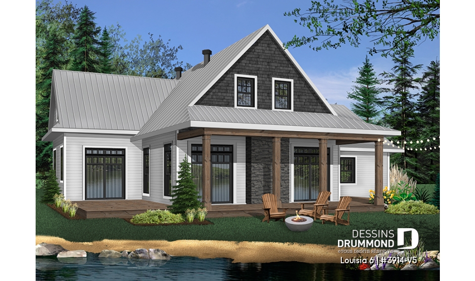 Version couleur no. 8 - Vue arrière - Louisia 6