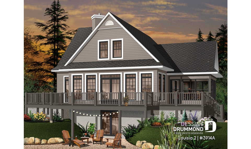 Version couleur no. 1 - Vue arrière - Louisia 2