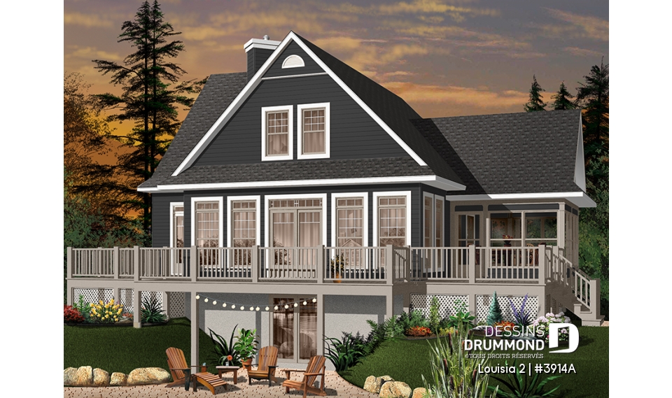 Version couleur no. 2 - Vue arrière - Louisia 2