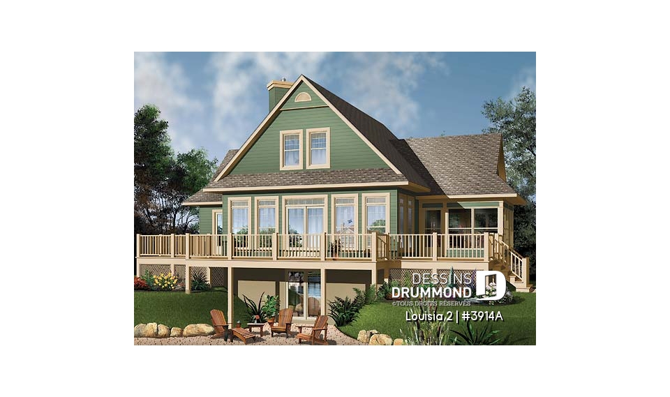Vue arrière - MODÈLE DE BASE - Louisia 2