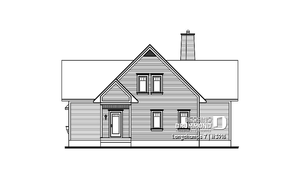 Élévation avant - Longchamps 7