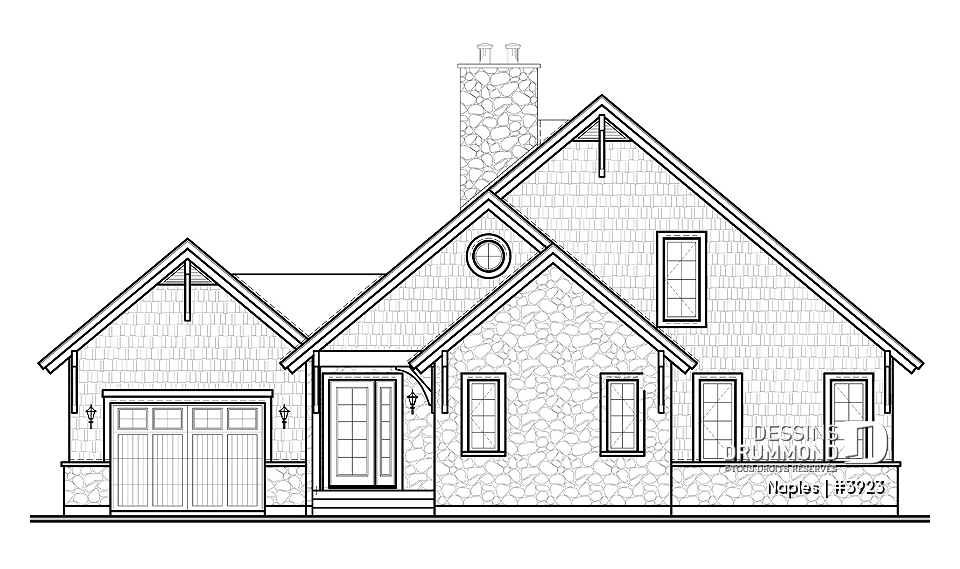 Élévation avant - Naples