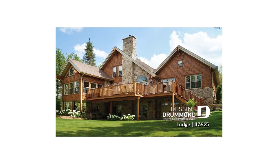 Vue arrière - MODÈLE DE BASE - Lodge