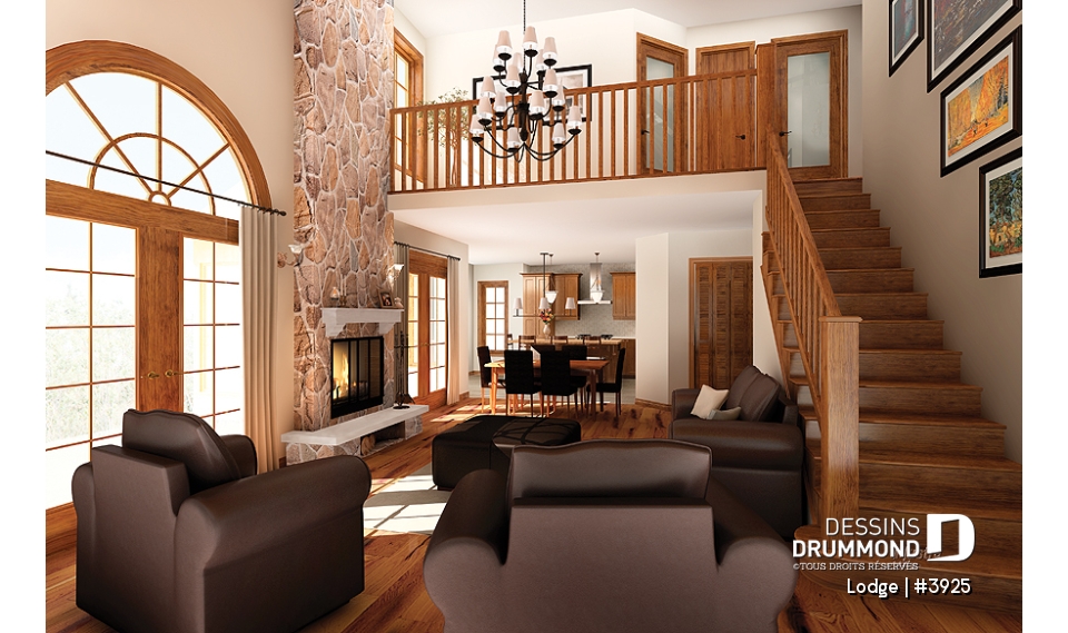 Vue intérieure - Lodge