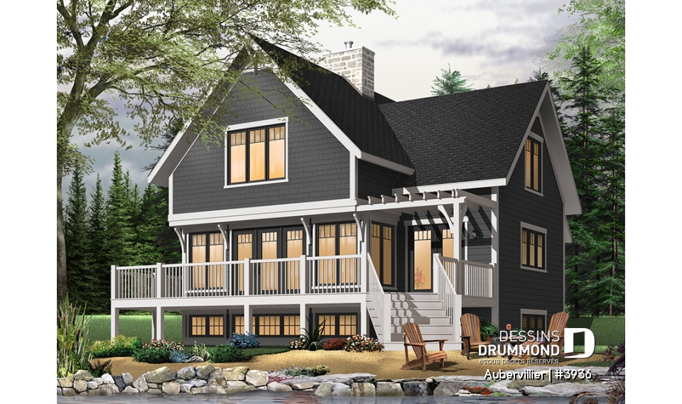 Vue arrière - MODÈLE DE BASE - Aubervillier