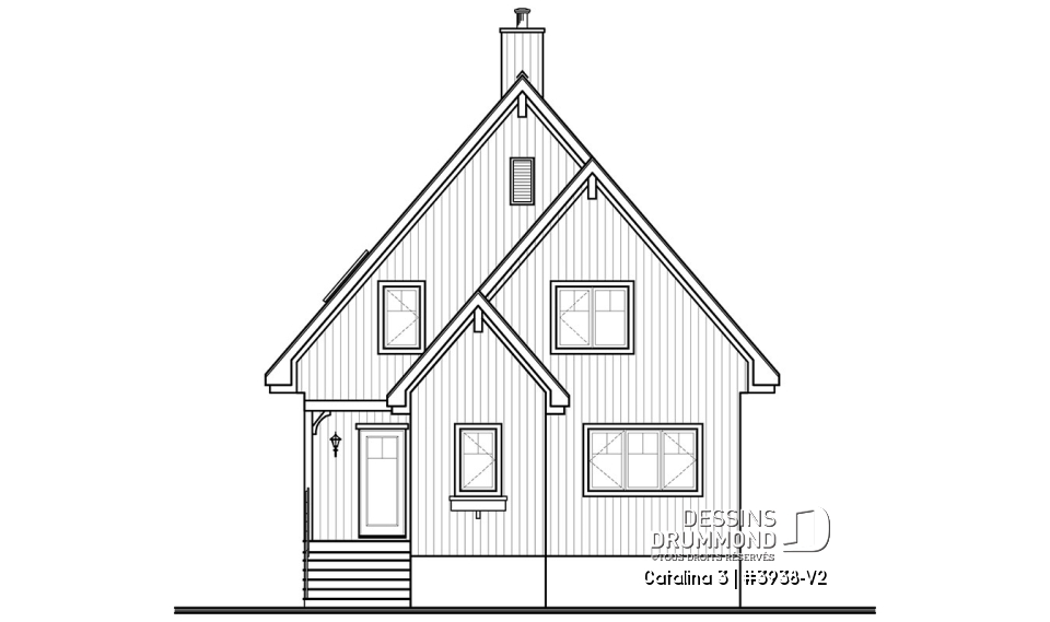 Élévation avant - Catalina 3