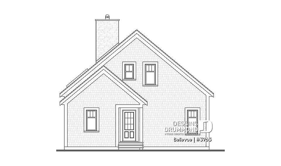 Élévation avant - Bellevue