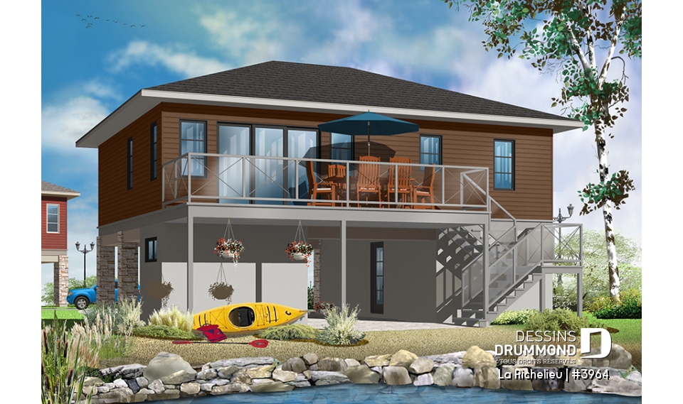 Vue arrière - MODÈLE DE BASE - La Richelieu